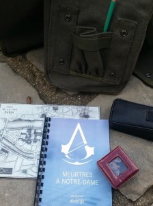 Une partie de votre kit de l'enquêteur...