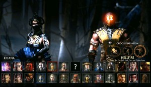 mkx character select screen