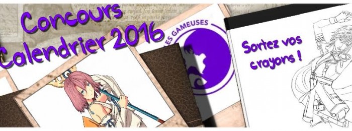 Concours de dessin : calendrier LesGameuses banConcoursCalendrierLG
